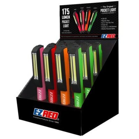 EZRED LED POCKET LIGHT STICK 12PK MULTI-COLOR EZPCOB12PKC